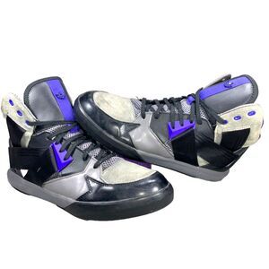 Adidas C10 C77116 Gray & Purple Basketball Shoes Sneakers Mens Size 11